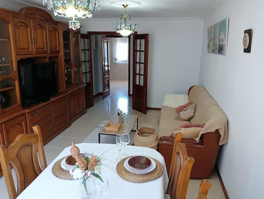 شقة Piso A Capela Con Vistas Al Mar فينيستيري المظهر الخارجي الصورة
